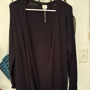 A New Day Deep Black Cardigan